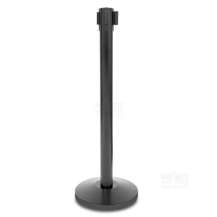 Quick-Up Belt Barrier - Black rajaustolppa