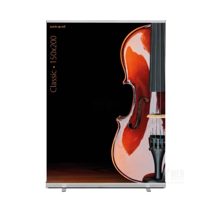 Classic Roll-Up 150x200cm edestä katsottuna