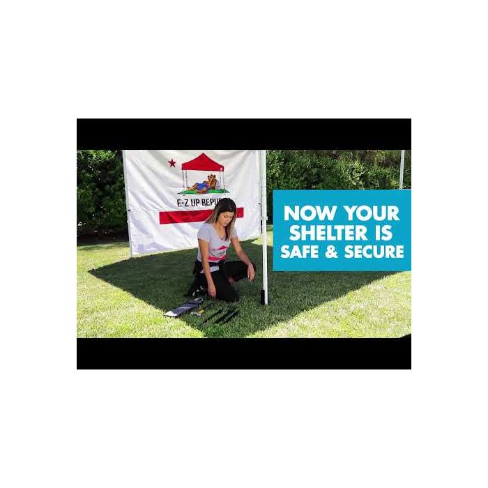 E-Z UP® Heavy-Duty Stake Kit for portable canopy tent
