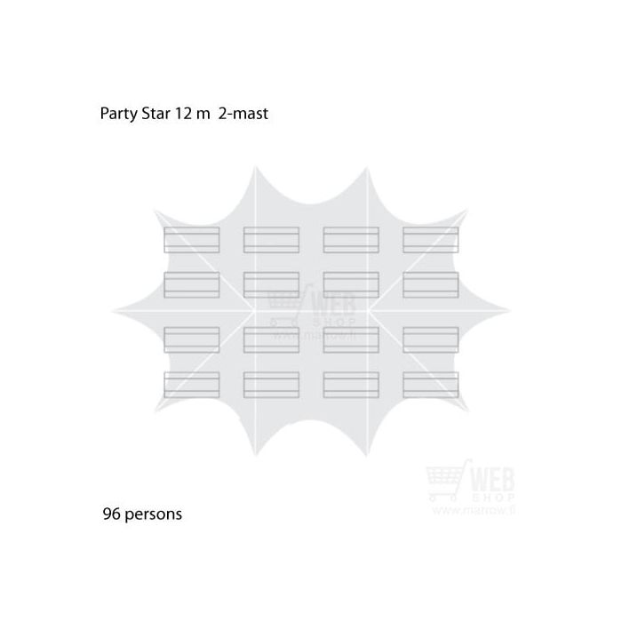 Party-Star 12x17m - tapahtumateltta