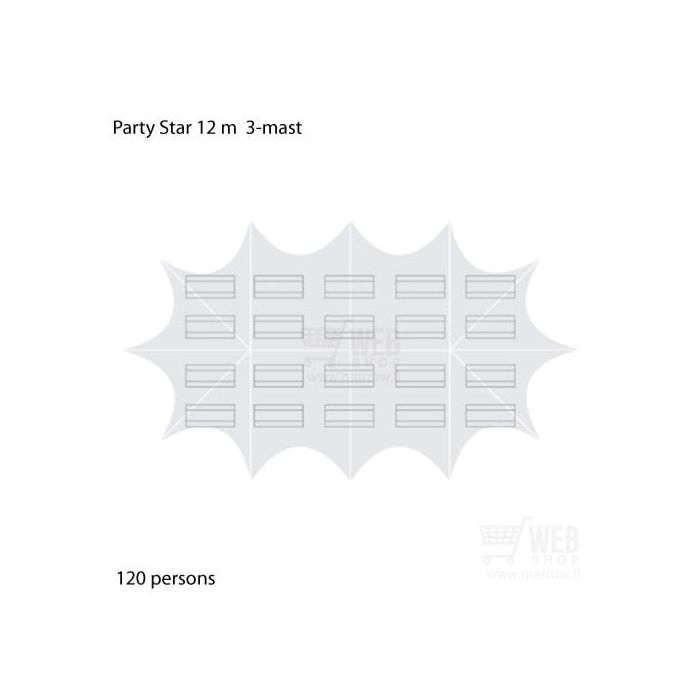 Party-Star 12x21m - tapahtumateltta