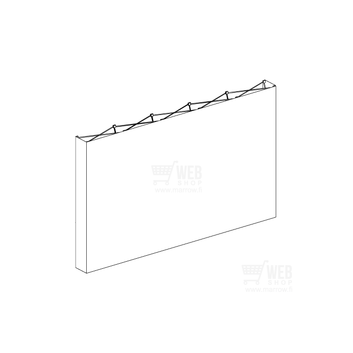 Quick-Up Wall - Textil 3x5 S kuvakangas vers2.0