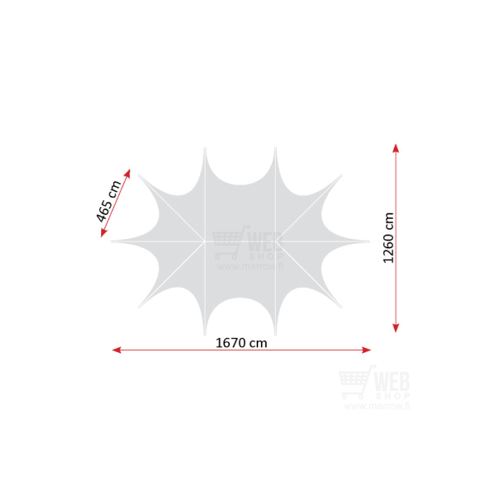 Party-Star 12x17m - tapahtumateltta