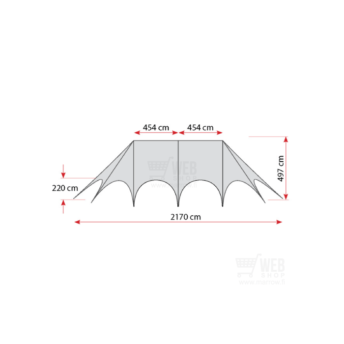 Party-Star 12x21m - tapahtumateltta