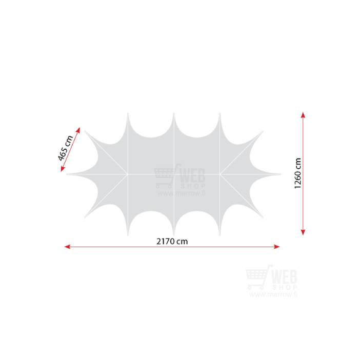 Party-Star 12x21m - tapahtumateltta