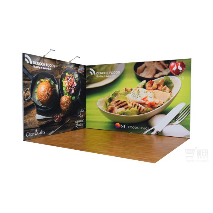 ISOframe fabric - 3x4m messuosasto