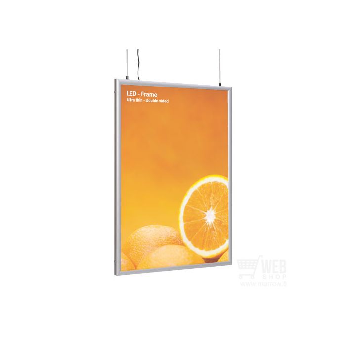 LED Frame - Ultra thin kaksipuolinen Led valokaappi