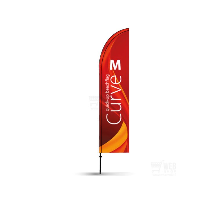 Quick-Up Beachflag - Curve S (shape A)