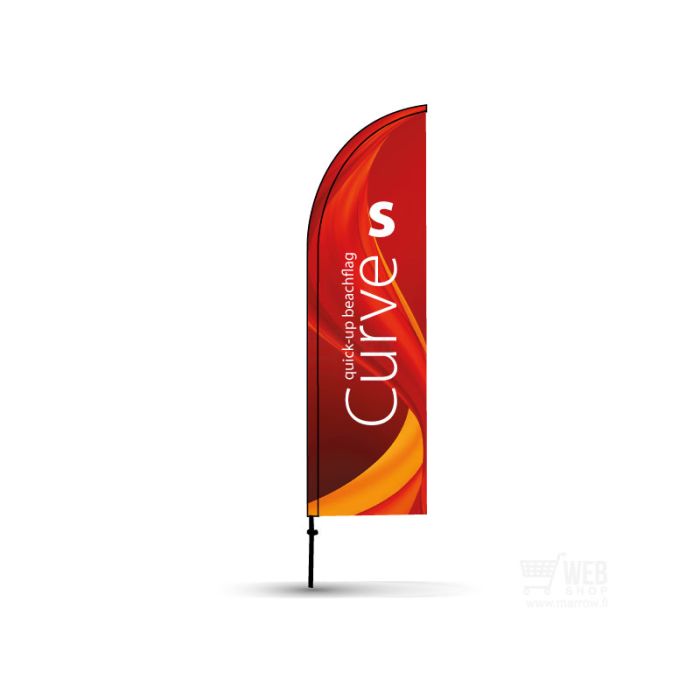 Quick-Up BeachFlag - Curve S  