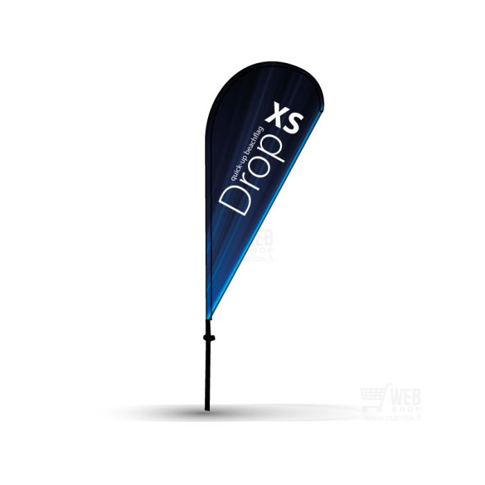 Quick-Up Beachflag - Drop XS - pisaranmuotoinen rantalippu