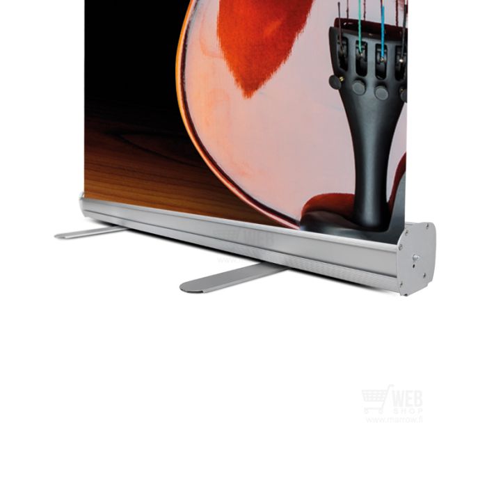 Quick-Up Roll - Classic Roll-Up 100x200cm seisoo tukevasti kahdella jalalla