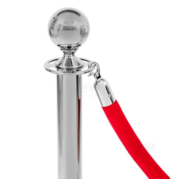 Quick-Up Rope Barrier - Royal Post - Chrome