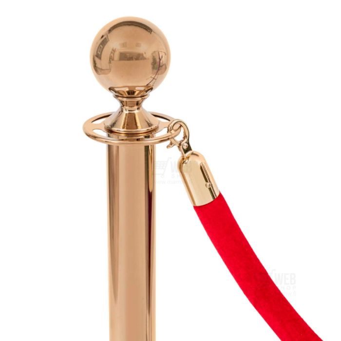 Quick-Up Rope Barrier - Royal Post - Gold
