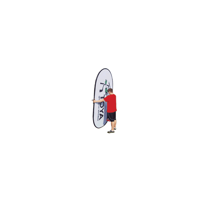 Horizontal Pop-Up Banner - helppo pysytää