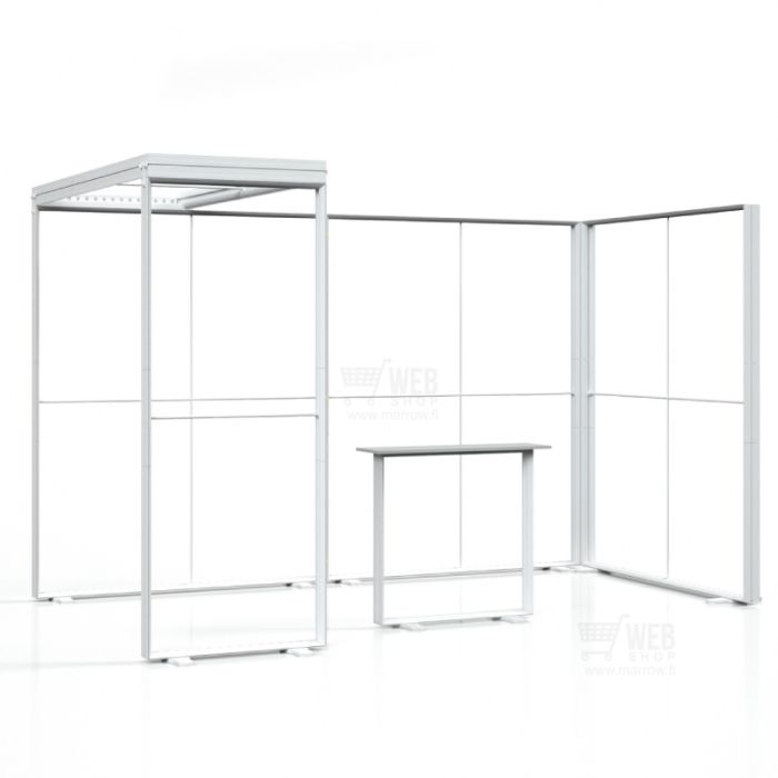 Quick-Up lightbox - Smart 4x2 L / Top  frame set