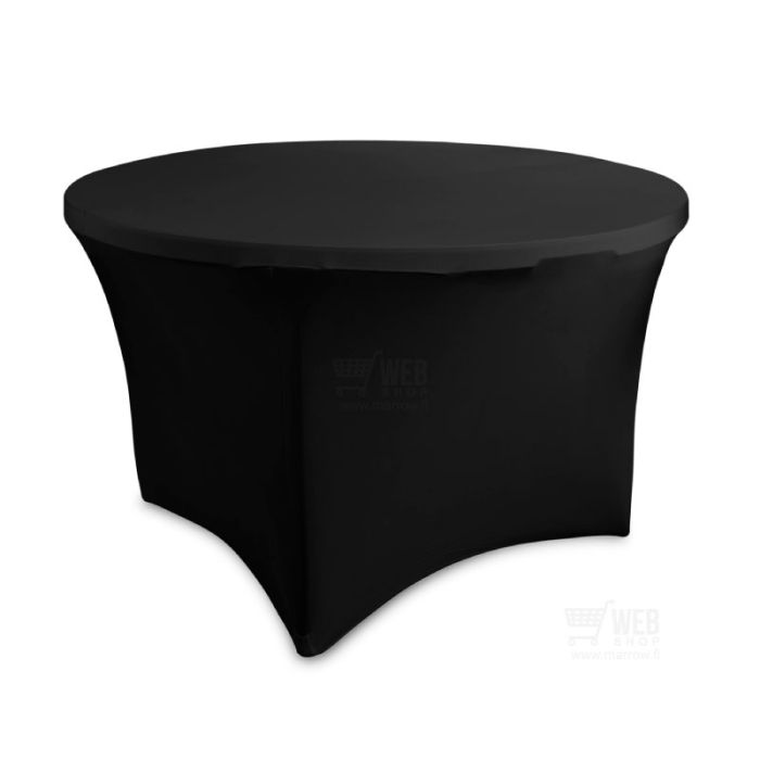 Pöytähuppu 122 cm Musta