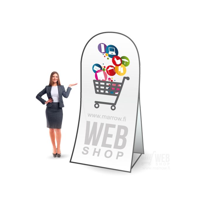 Vertical Pop-Up Banner - 150x300cm