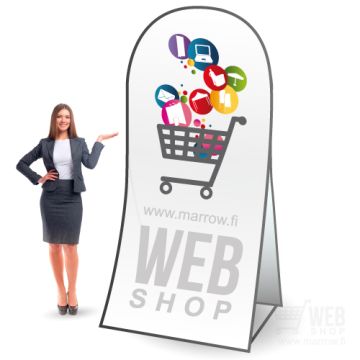 Vertical Pop-Up Banner - 150x300cm