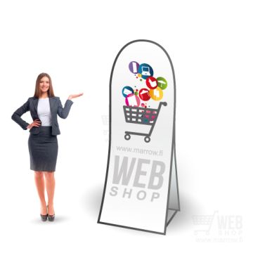 Vertical Pop-Up Banner - 75x250cm